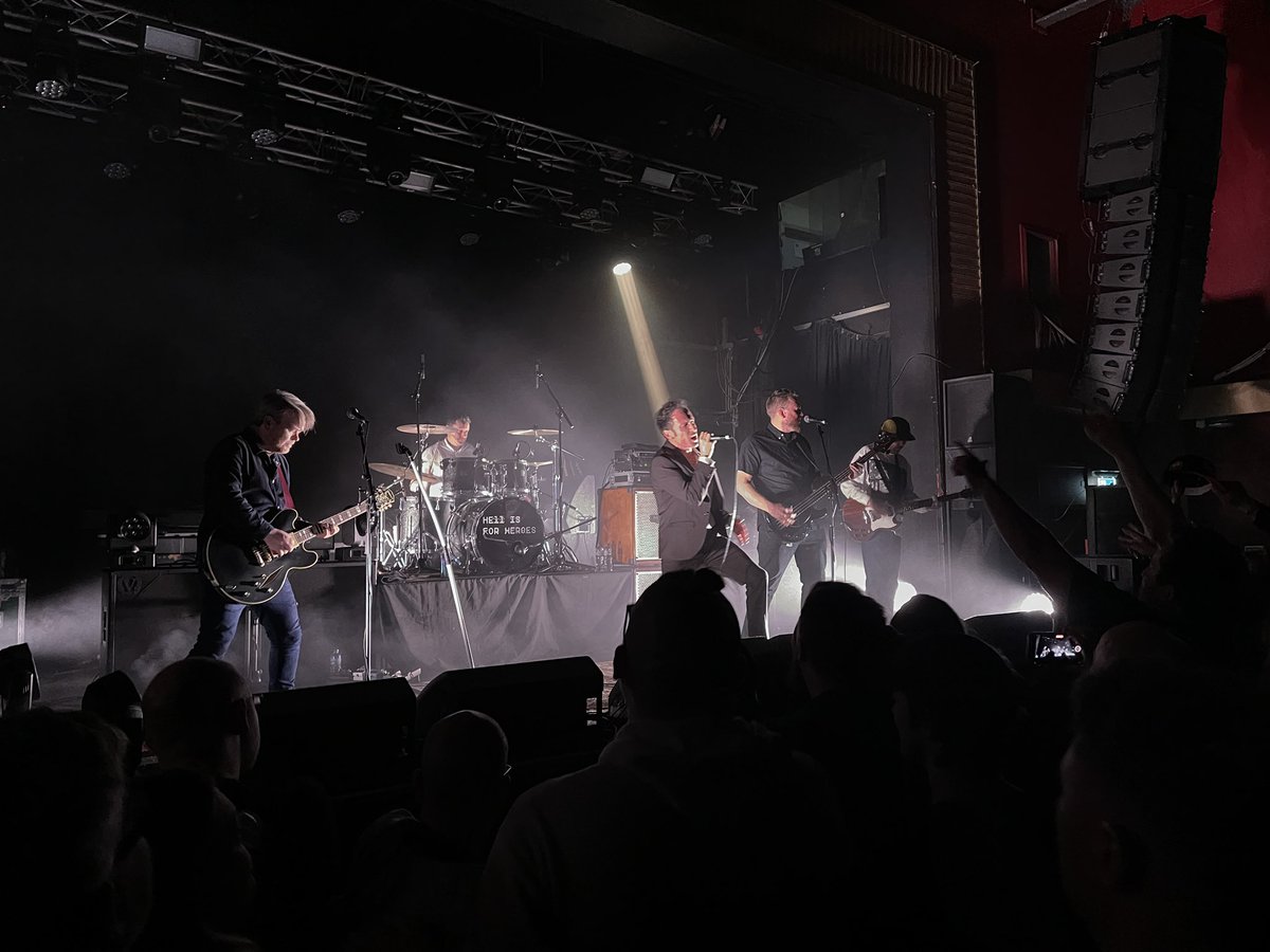 Oh my. <a href="/HIFHband/">Hell Is For Heroes</a> tonight in Manchester - introduced my 12 year old to a proper gig. They. Did. Not. Disappoint.