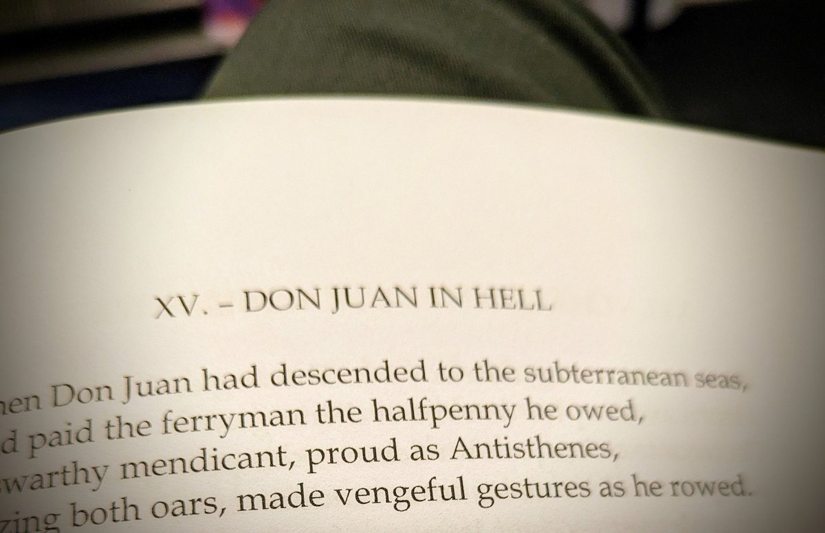 Reading Les Fleurs du Mal on the train and wondering, if he were alive today and had a 4oD login, Baudelaire would admit that his take on the Don Juan legend is inferior to the season nine episode of Frasier which shares the same name.