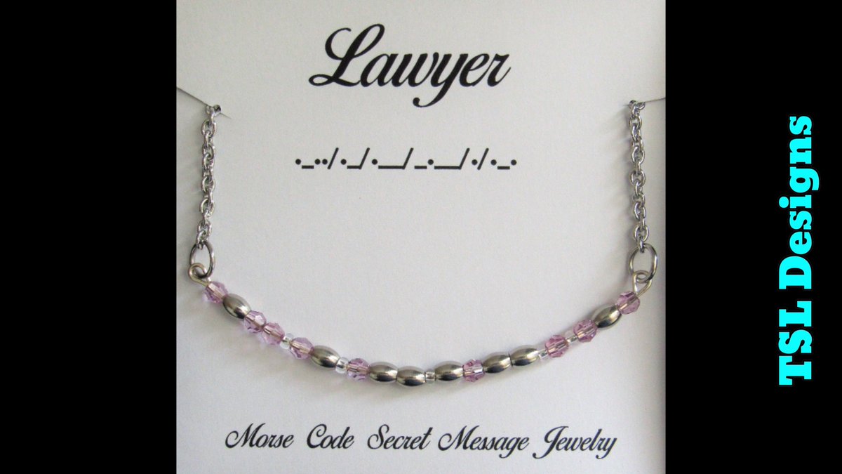 Lawyer Morse Code Stainless Steel and Crystal Birthstone Delicate Necklace⠀⠀
buff.ly/3TzOgqb⠀⠀
#necklace #morsecodejewelry #morsecodenecklace #handmade #jewelry #handcrafted #shopsmall #lawyer #etsy #etsyseller #etsyshop #etsystore #etsyjewelry #etsyhandmade