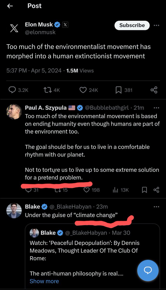 The CEO of @Tesla is amplifying climate change deniers...? Is the Board of Directors asleep over there?