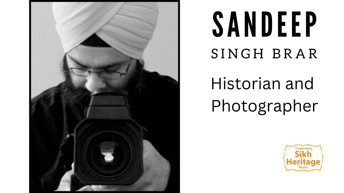 Sandeep Singh Brar is a pioneering figure in the Sikh community.  As an award winning photographer & historian, documenting Sikh history and culture. He also created the first Sikh website, sikhs.org.  
#SikhHeritageMonth
