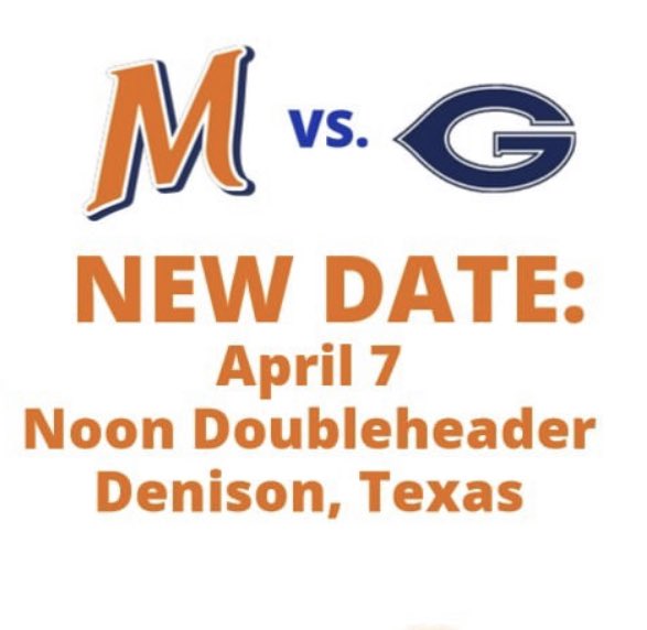 Due to high winds, tomorrow’s games have been moved to Sunday at 12 & 2! 💙🧡 #DreamBigActBigBeBig #faMily