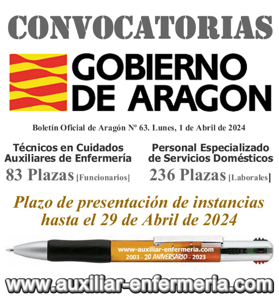 La Comunidad Autónoma de Aragón convoca plazas de TCAEs y PESD. Plazo de presentación de instancias hasta el 29-Abril-2024... GKbzIxzW0AAwZHQ?format=jpg&name=small