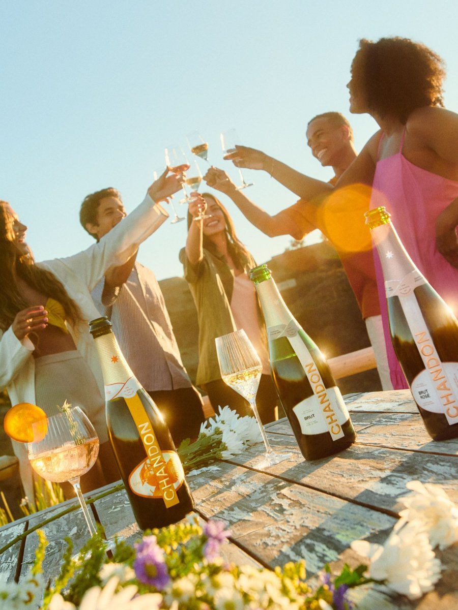 Cheers'ing to the weekend with a glass of @ChandonUSA in hand! 😍🍾 Click here to stock up now: bit.ly/3U5EVqh. #TGIF #SipResponsibly #Chandon #Bubbly