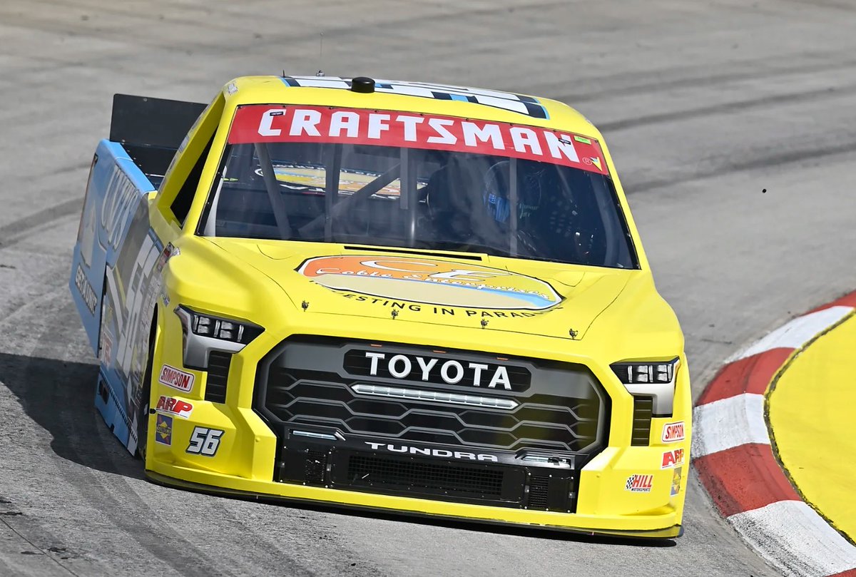 .@NASCAR_Trucks night in America! The Coble Enterprises / @UnitsStorage Toyota Tundra rolls off from 27th position tonight @MartinsvilleSwy for 200 laps around the Paper Clip. Watch on @FS1 at 7:30 pm ET. #NASCAR 📸 John K Harrelson, NKP, Motorsport Images