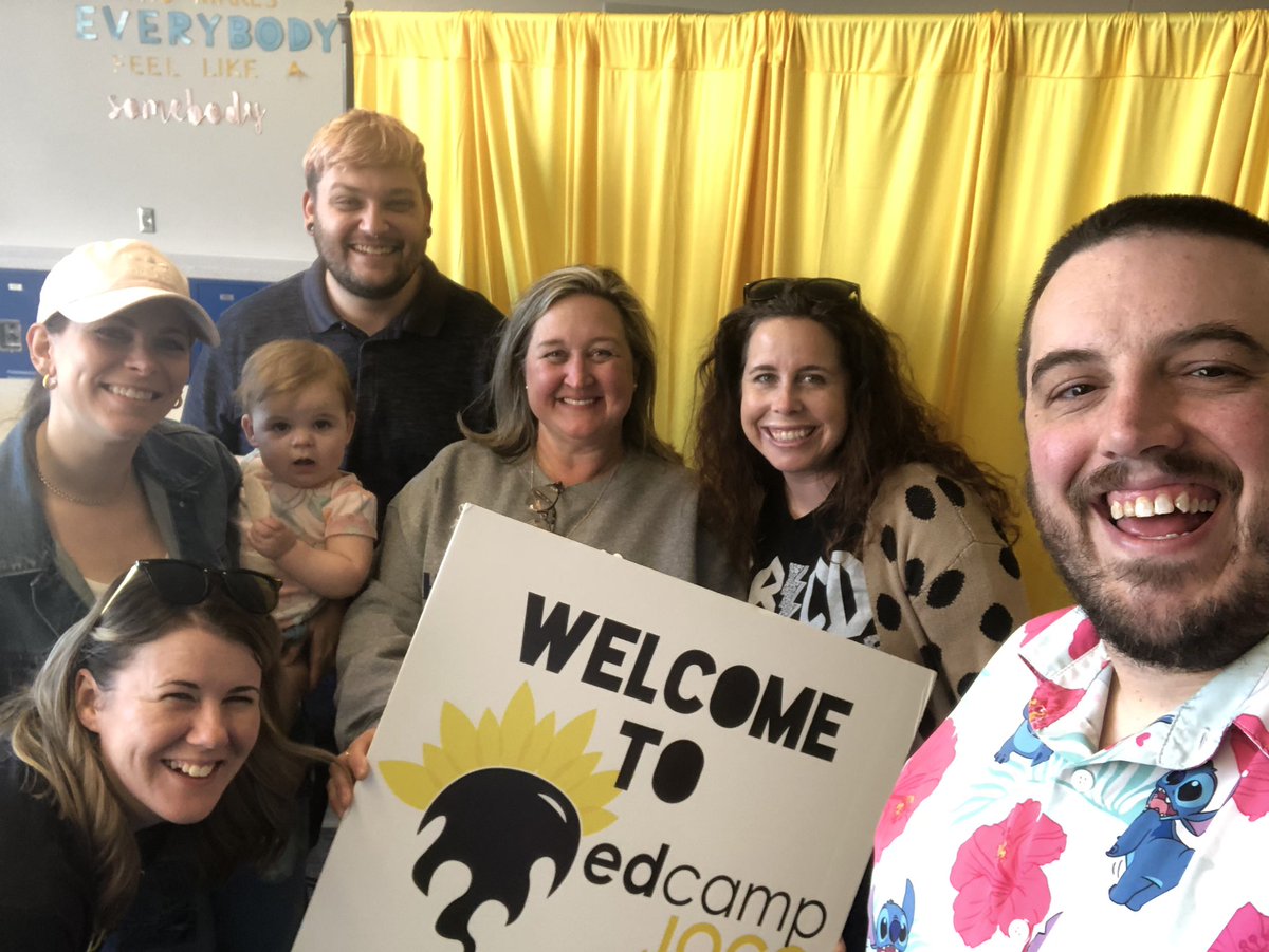 The EdCampJOCOKS team is ready to welcome you at our 6th EdCamp! 

A BIG thank you to Woodland Springs Middle School in @SHSchools for hosting our event!
