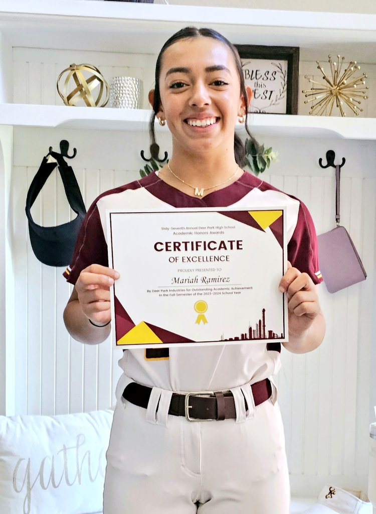 STUDENT athlete...GPA 3.84 @DeerPark_SB @National_16u @StrykersNation