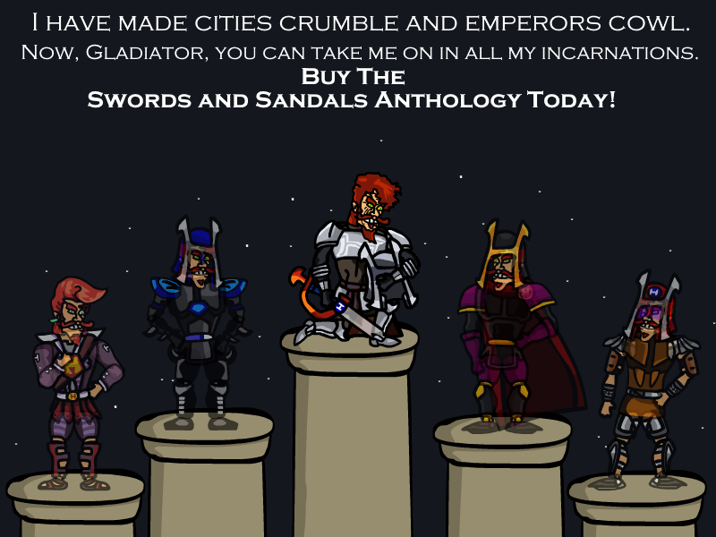 Which was your favorite incarnation of HeChaos? Having trouble deciding? Well, buying the @Swords_Sandals Anthology would help you solve this very important problem! store.steampowered.com/bundle/11163/S…