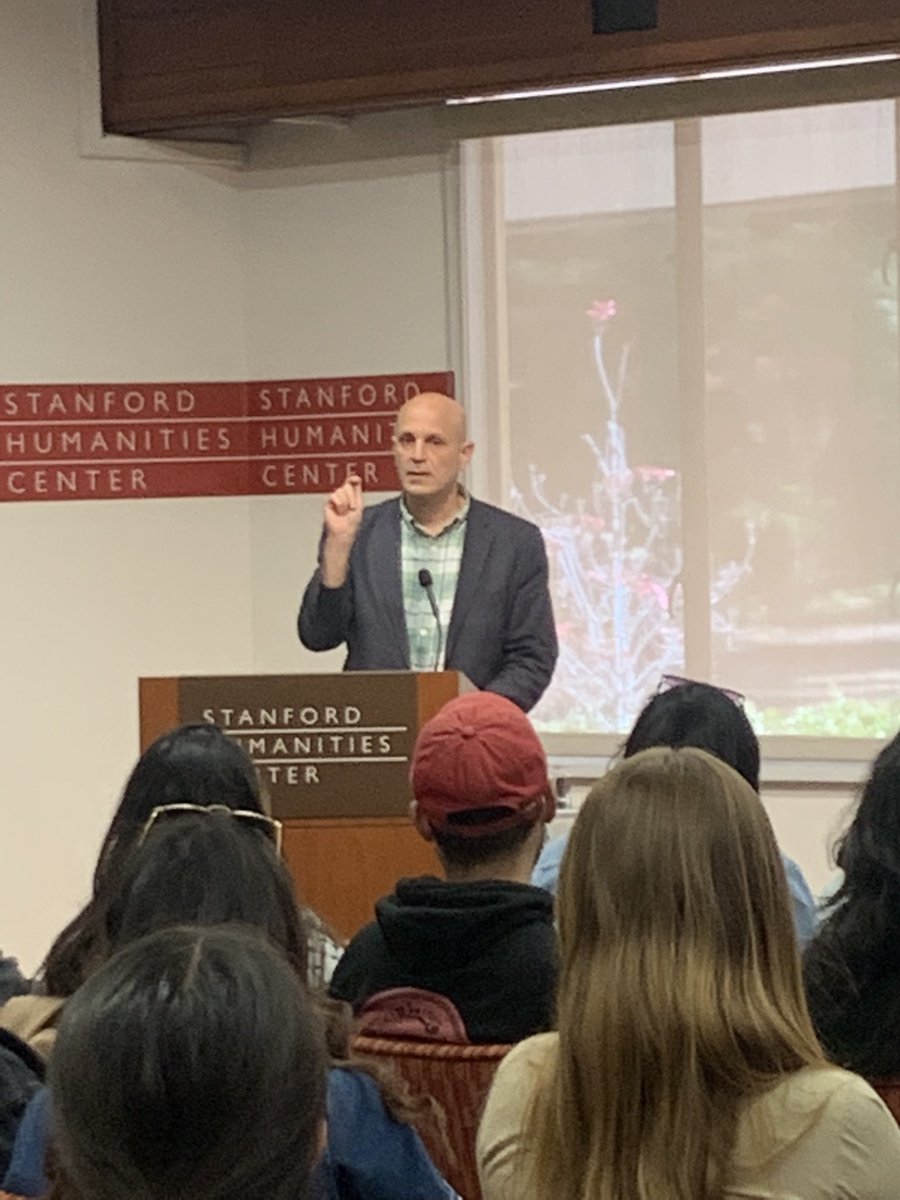 The inimitable @FadyJoudah read tonight from his new collection of poetry “…” so much brilliance, sadness and heaviness — yet above all love, Palestinian love even during genocide.