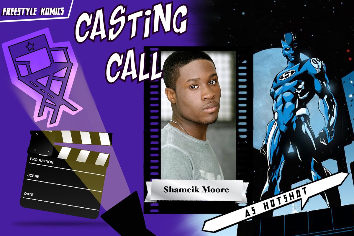 Amongst one of the most beloved characters at FSK and where it all began, the person we believe would be the absolute best fit for Hotshot. Give it up for -- @shameikmoore ! Let us know what you think of this pick. #arts #indiecomics #indieartists #comic #hollywoodstudios