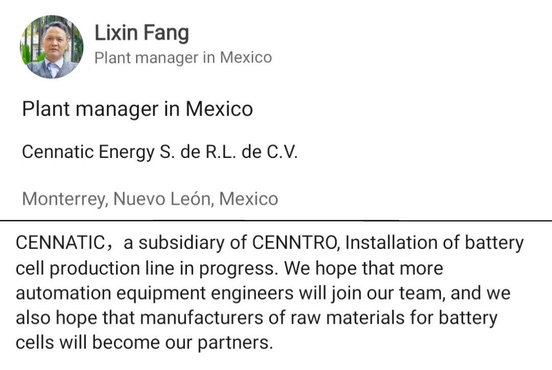 #CENN #CENNTRO - $CENN
#EV #ElectricVehicles
-
Lixin Fang | Cennatic
--
[ also ] #Cennatic info from [ 10-K ]
Apr. 1, 2024. & latest shipment
Link ⬇️
twitter.com/___L__A___/sta…
--