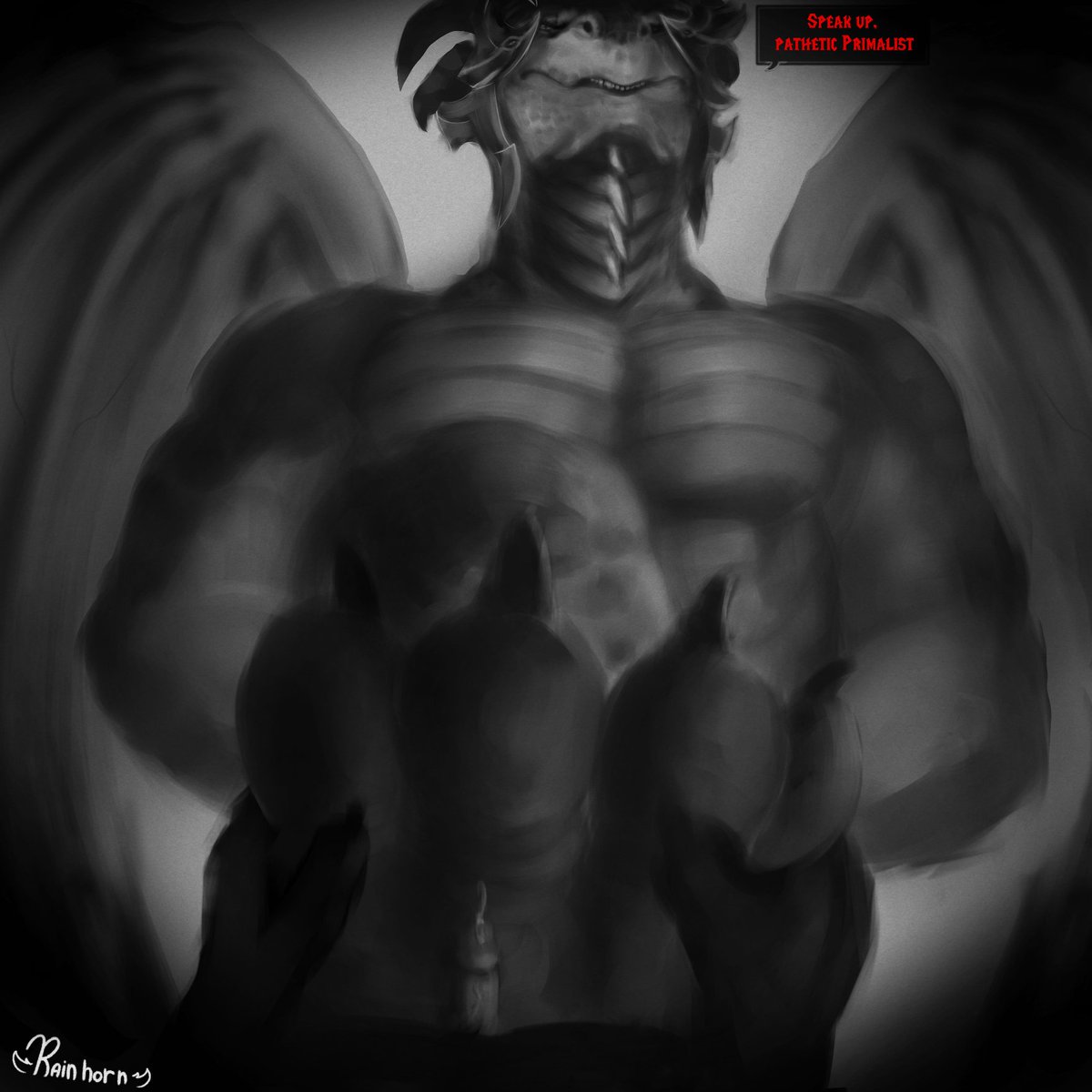 MsRainhorn's tweet photo. Drawing requested by: @Coldsong3
Wings has its own way of "Interrogating" primalists. https://t.co/o5kLkkqmyx