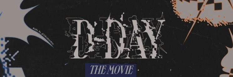 Some quick, cool headers for DDay the movie. Feel free to use and enjoy celebrating Yoongi together with Army's in theaters this week!! 💜🫶💜
#DDAYTheMovie 
#AgustD