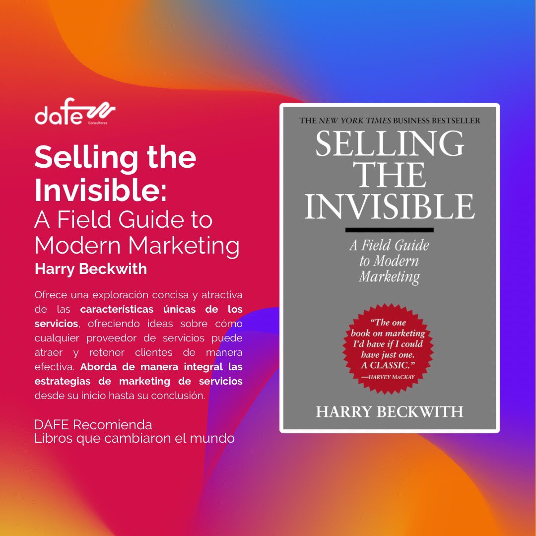 dafemx's tweet image. Aprende cómo convertir prospectos en clientes y mantenerlos cautivados. ¡No te pierdas esta lectura imprescindible para cualquier proveedor de servicios! 📚💼 

#DAFE #Consultores #RecomendacionLiteraria Marketing #MarketingDeServicios #LibrosEmpresariales