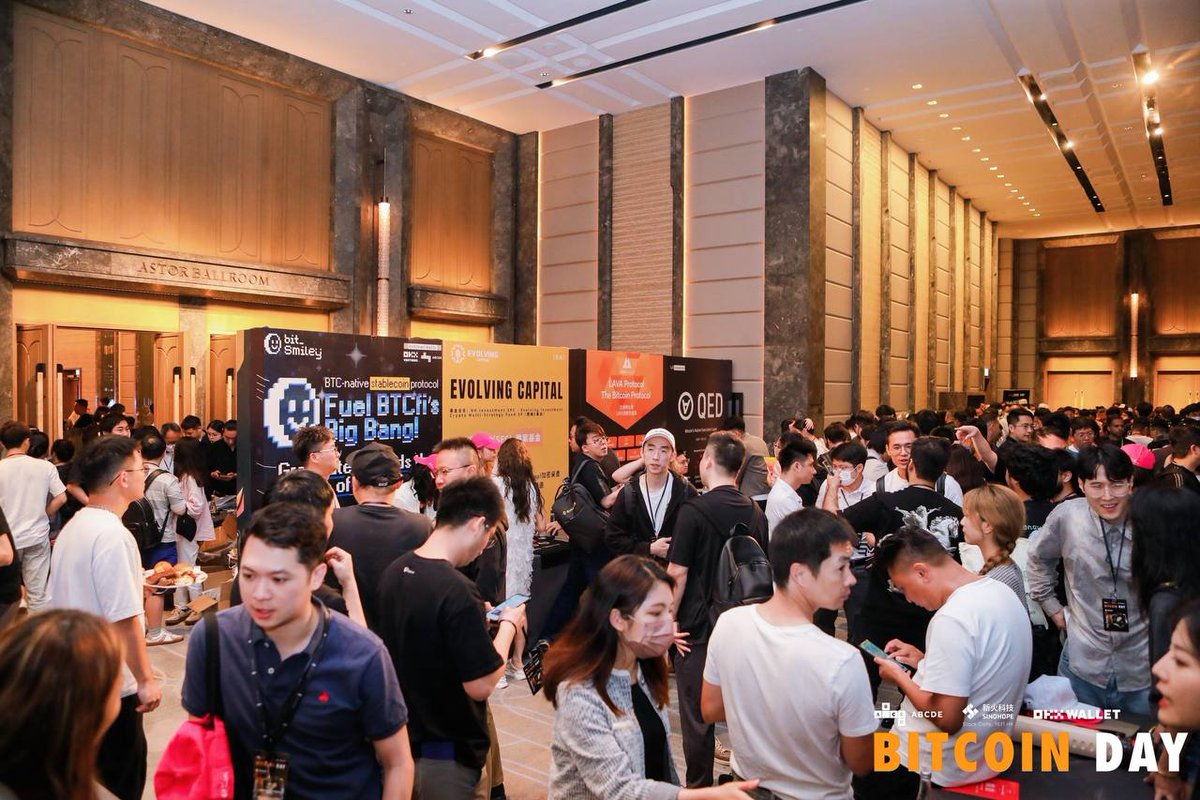 LAVAProtocolHQ's tweet image. 2024 HONGKONG #Bitcoin DAY 🇭🇰 Recap
🥳#LAVAProtocol is so thrilled to be here as a Partner at the Bitcoin Day event hosted by @ABCDELabs & @SinohopeGroup & @okxweb3.
🔥Let's celebrate the future of Bitcoin and Blockchain innovation together! 👀 #Bitcoin #BitcoinDay #HK…