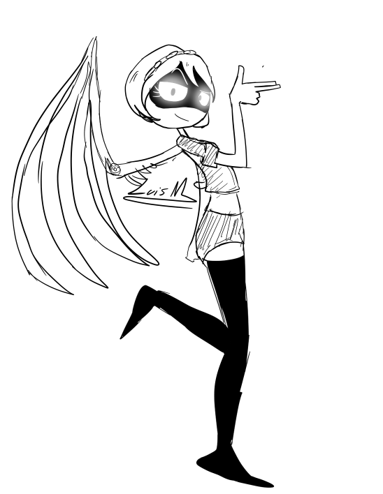 LLgr0912's tweet image. Probando otra forma de dibujar Drones 

#V #murderdrones #glitchproductions