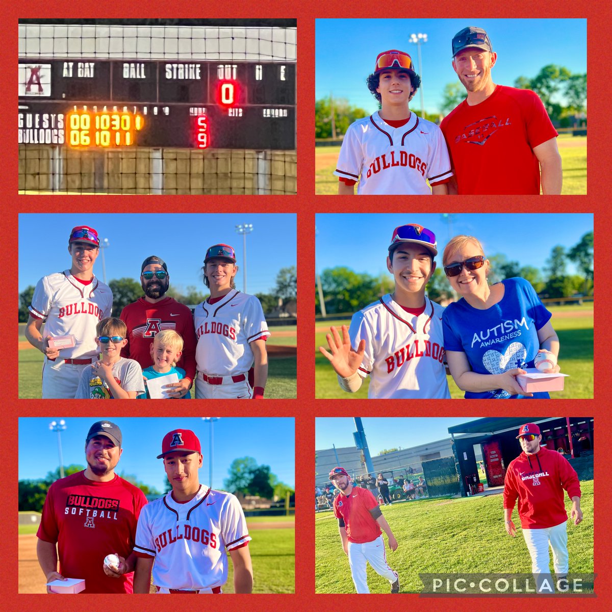 Bulldogs with another district win tonight against Dulles (9-5). Thank you to all our amazing teachers who we were able to recognize this evening! Here are just a few.