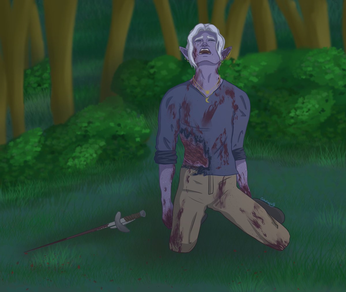 The night Laevis realised he would never truly be free from Lolth's followers - the Night of the Planned Ascension.