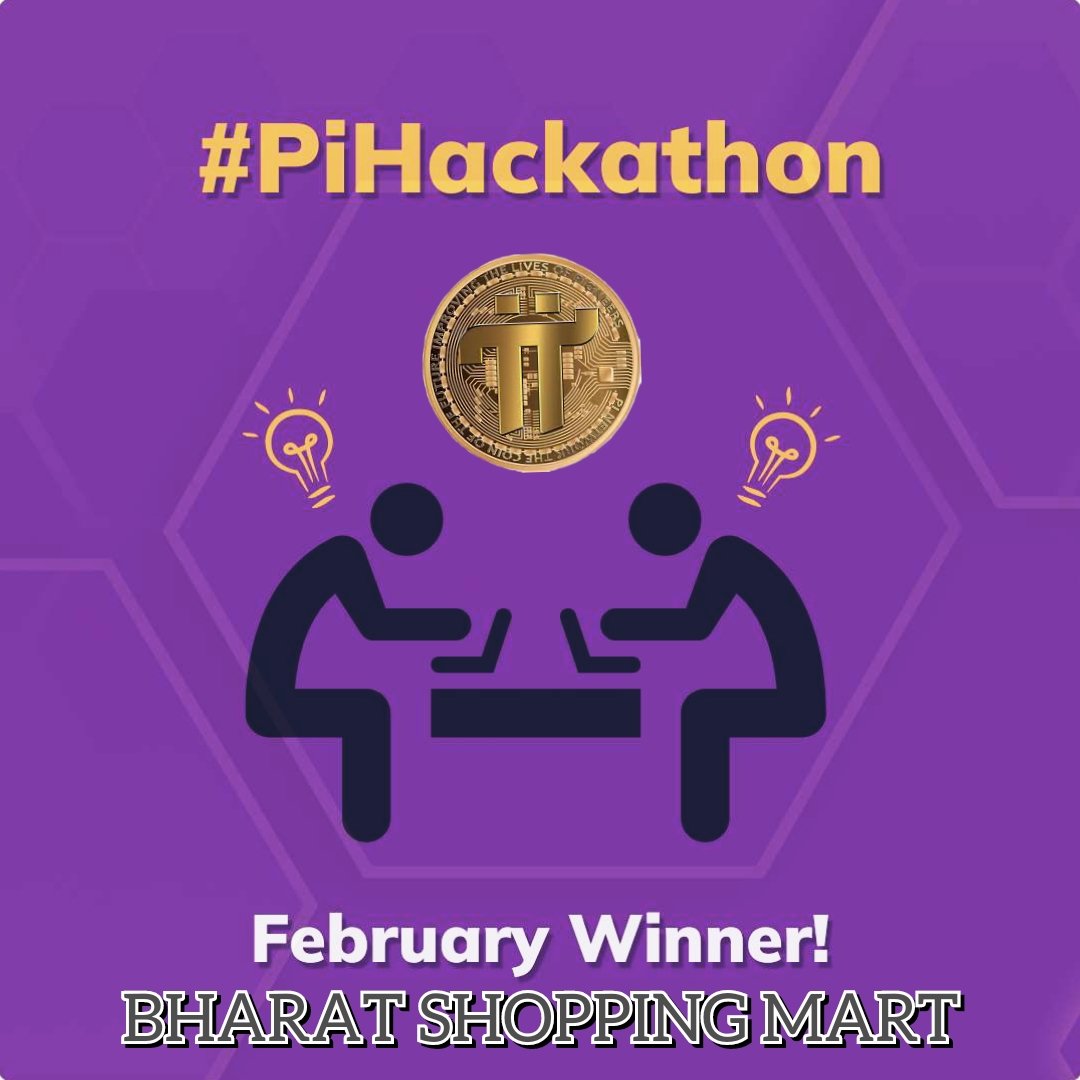 openmainnet's tweet image. Just in: #PiCoreTeam announce the winner 🏆 of the #PiHackathon competition, please congratulate 🎉  them (Bharat Shopping Mart) 
What sets Bharat Shopping Mart apart from many other marketplace apps? firstly 
the app does not have intrusive  ads, user friendly 👍 $block money