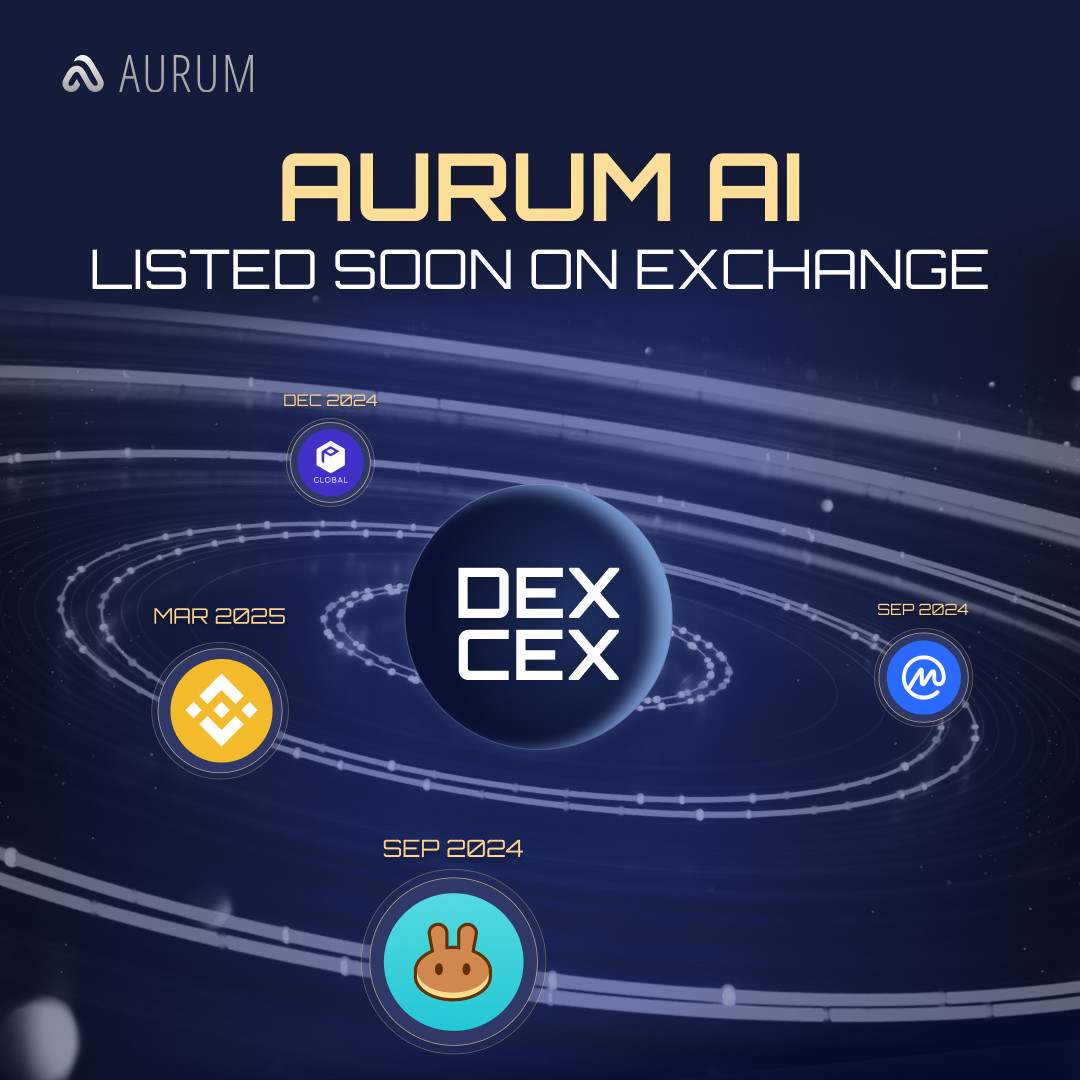 🚀 AURUMT set to launch on Exchange! 
This milestone signals a bright future for AI. Investors, seize early investment opportunities &amp; enjoy increased liquidity. Buy now before the official listing: token.aurumai.io

 #AURUMAI #AURUMT #Tokenpresale #EXListing #crypto