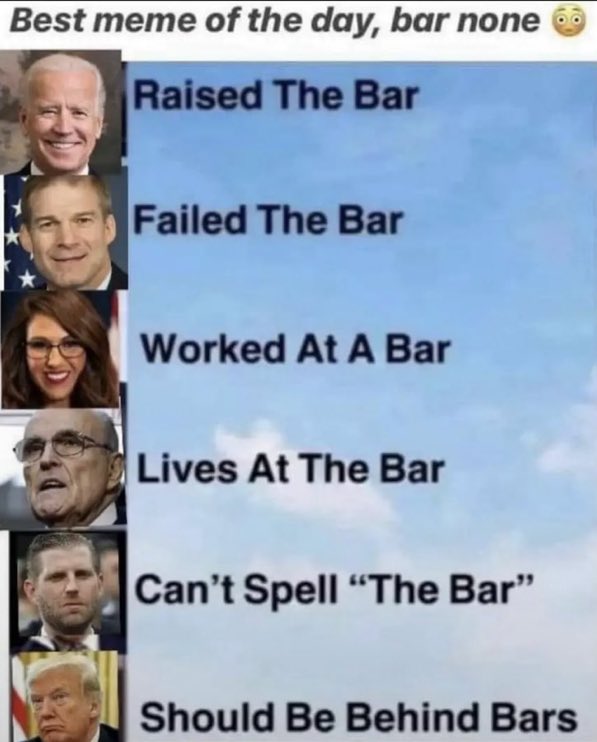 The bars of politics...