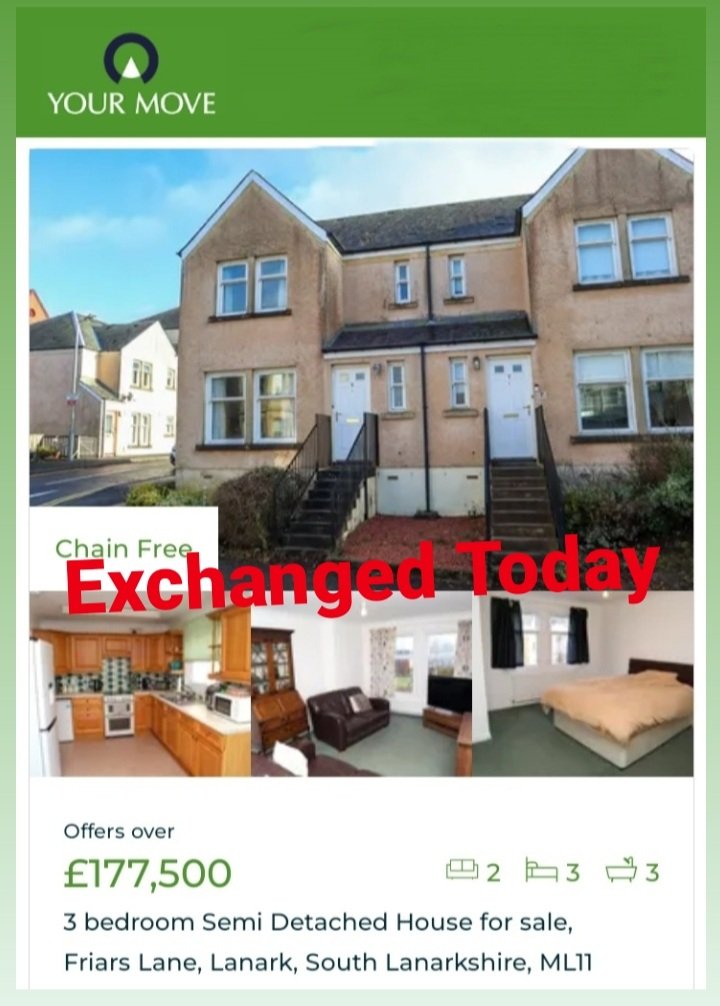 YourMoveFirst1's tweet image. Completed today,

Delighted for the vendor.

Best wishes to the new home owner.

Thinking of selling? 

Please contact the Lanark branch to book in your FREE valuation. 

Make the first move. 

📞 01555 662011
💻 lanark@your-move.co.uk