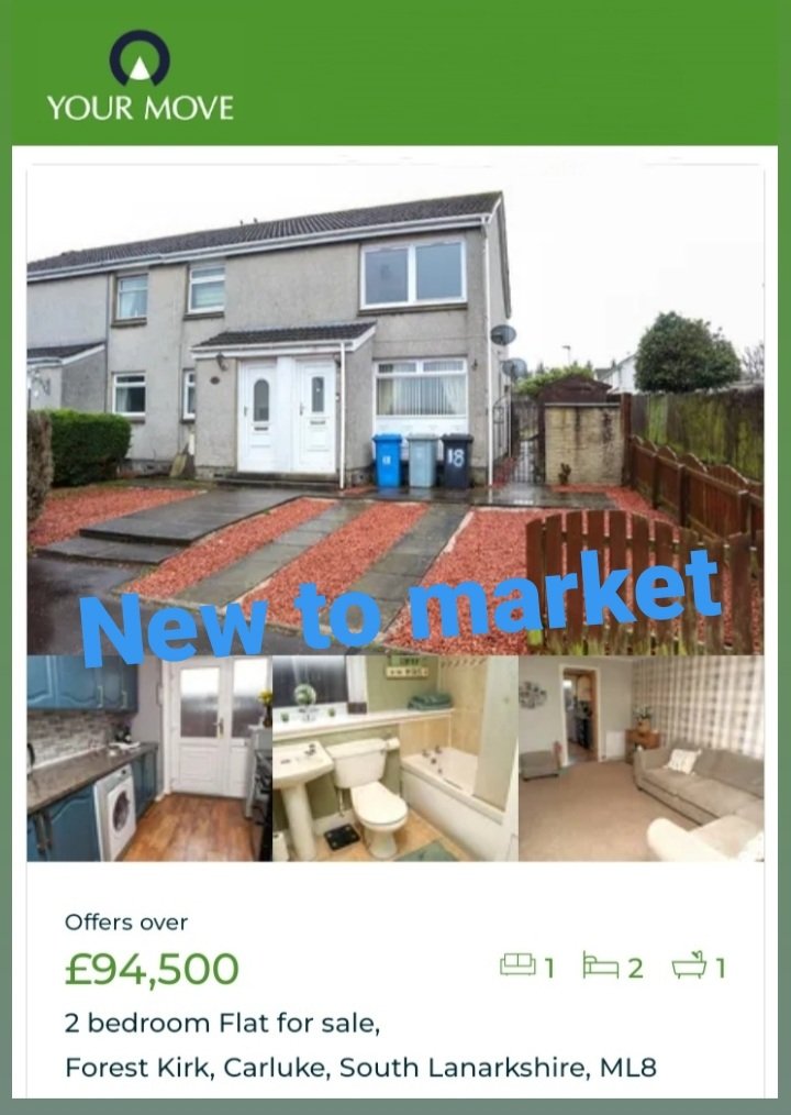YourMoveFirst1's tweet image. New to market, for sale

Deceptively spacious, ground floor, lock up garage to rear.

Need a mortgage? 

Contact our Lanark branch to arrange your FREE no obligation appointment with Tom, our mortgage adviser.

Make the first move. 

📞 01555 662011
💻 lanark@your-move.co.uk