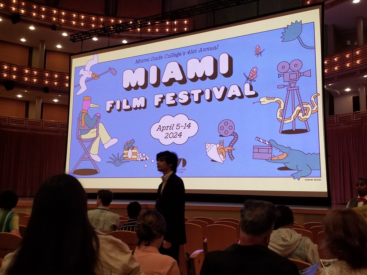 We're a long way from the Gusman. #MiamIFF