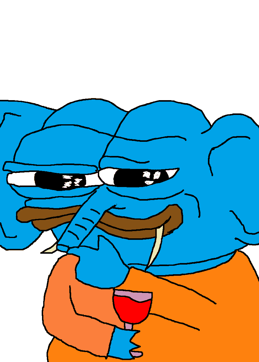 The_EChad's tweet photo. $APU frens, some of your oldest members in the TG are coalescing in the #ELEPEPE TG. Be warned, they are preparing to moon under your noses! #moonshot #frenz #meme #base #basechain #help #helphelper #elephants #AnimalRights #memecoins #MemeCoinSeason https://t.co/DLloe2lSco