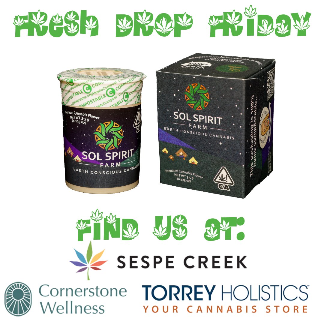 Looking for some high vibes for your weekend?  Please stop by one of these excellent retail establishments and consider picking up some tasty 🌸.  Folks in So Cal, you have limited options to find regeneratively farmed, sustainably packaged 🌱!