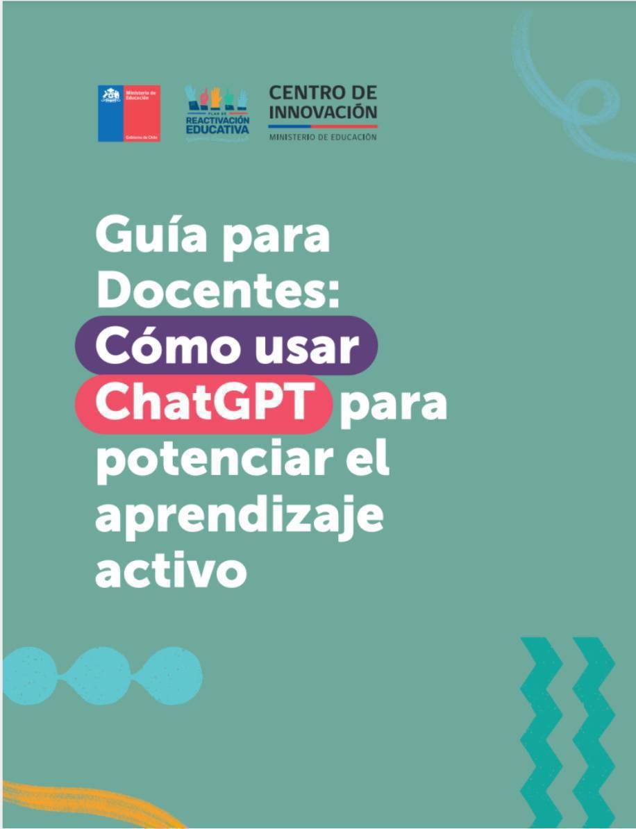 virginiog's tweet photo. Cómo usar ChatGPT para potenciar el aprendizaje activo

Guía del Centro de Innovación  de Chile para Docentes

Descargable

jhttps://jfborges.wordpress.com/2023/05/30/guia-para-docentes-como-usar-chatgpt-para-potenciar-el-aprendizaje-activo/ https://t.co/oHfWznS1J9