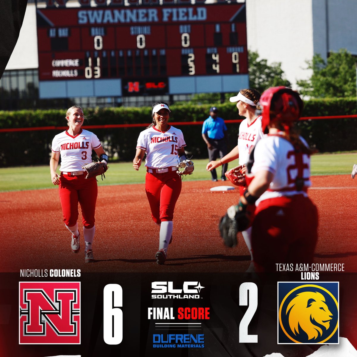 Game 1 goes to the Colonels!! #geauxcolonels