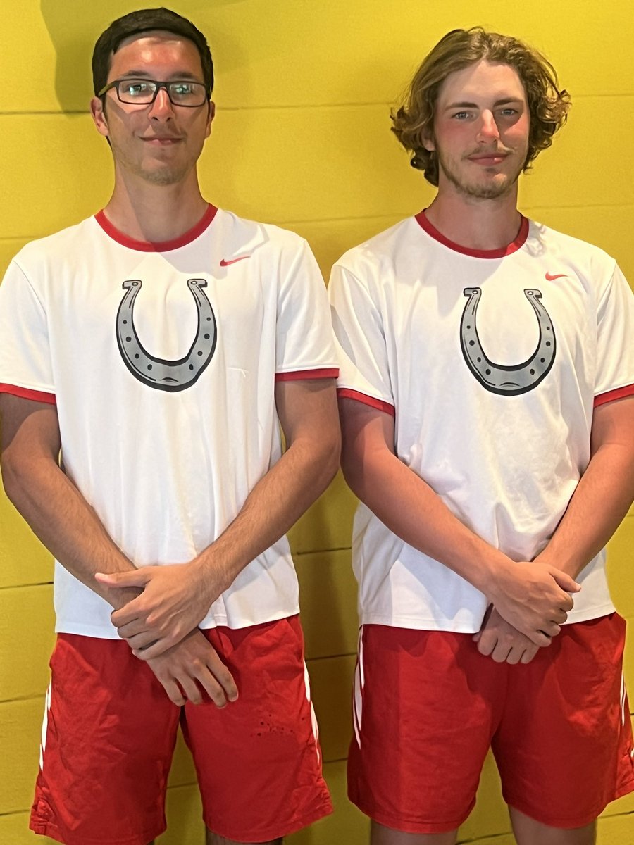 Nathan Dawson/Owen Gersbach 1st boys doubles A draw at Liberty Hill. RISEUP! @BeltonISD @BeltonISDAth @LakeBeltonHS