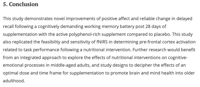 HealthyFellow's tweet image. Neurocognitive effects of a #polyphenol-rich #herbal #supplement in healthy middle-aged adults: A randomised, double-blind, placebo-controlled study

tandfonline.com/doi/full/10.10…

@_atanas_ @_INPST @ScienceCommuni2 @DHPSP @NathanMDCunha @NaumovskiNenad @Grimhood @DrPalmquist…