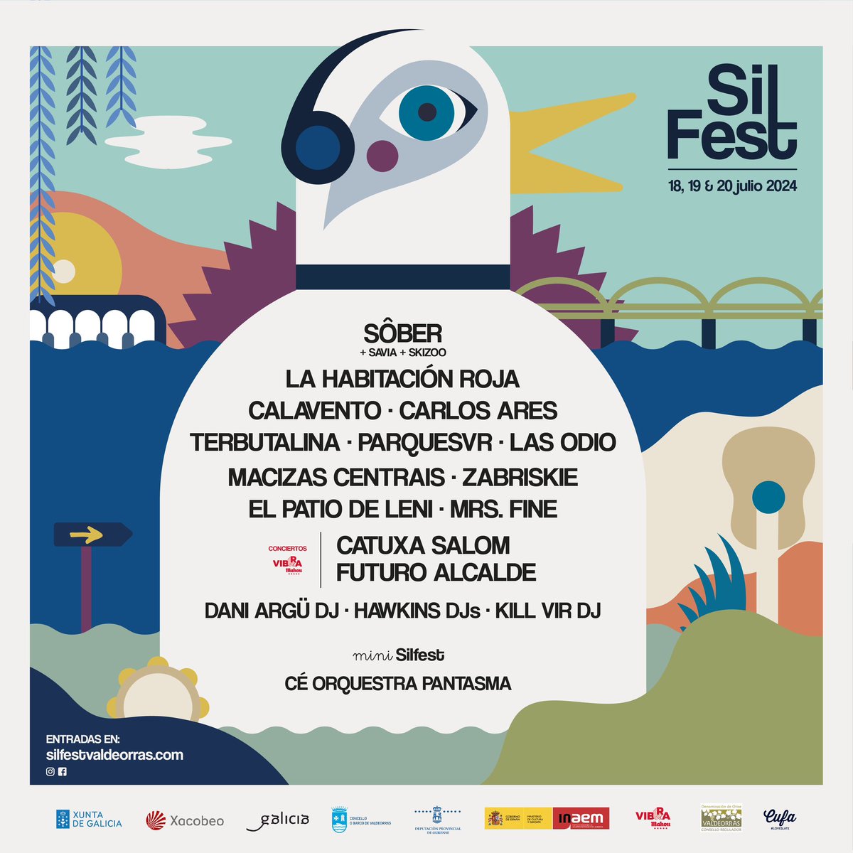 SilFest_OBarco's tweet image. Esta será la música que escucharás en la experiencia #SilFestValdeorras mientras disfrutas de un ambiente de romería a orillas del río Sil, en plena naturaleza: ecléctica, variadita, para todos los gustos, y con apuesta por el talento local