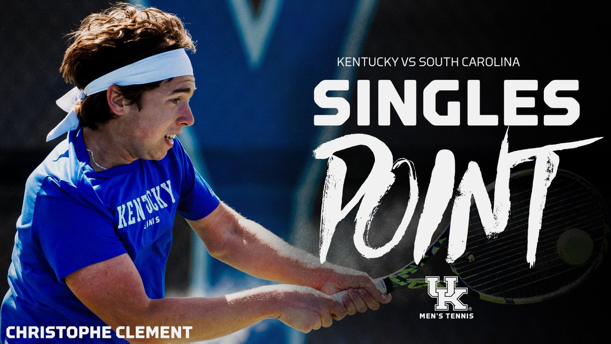 Second SEC Win for Christophe !✅ Clement def. Morgan 7-6,6-1 😼2|🐓1 #WeAreUK 🔵⚪️