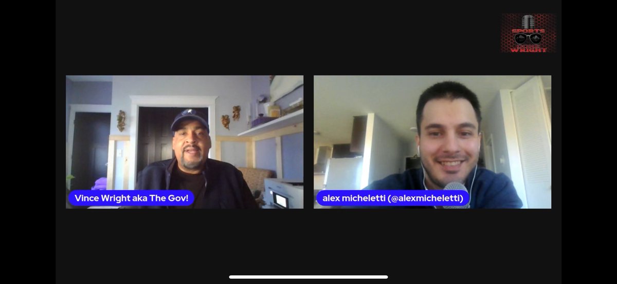 Talking Hockey with Alex Micheletti @AlexMicheletti tonight!! He’s the next guest on my Sports Done Wright Podcast!! Complete show will be out later tonight. Here’s the video link for our chat! Enjoy!! streamyard.com/pzngyr3uq6br