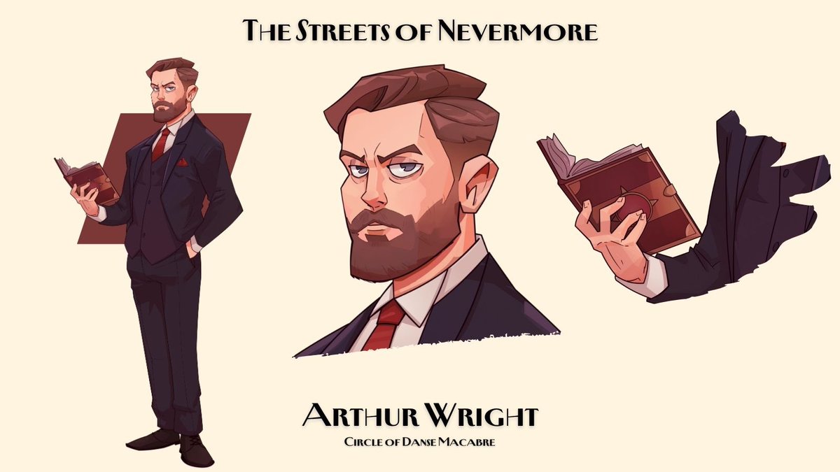 🕯️Arthur Wright: Professor🕯️

Catch Arthur and the rest of The Circle of Danse Macabre in The Streets of Nevermore, a TTRPG Audio Drama set in the world of Candela Obscura.

#candelaobscura #ttrpgpodcast