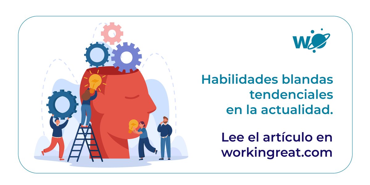 Workingreatmx's tweet photo. ¿Conoces lo que son las #habilidadesblandas? Si no es así, ¡aquí te lo contamos!👨‍💻✨

👉 Lee más sobre este tema en: https://t.co/skdrMa1FD5 https://t.co/DCLTURt00H