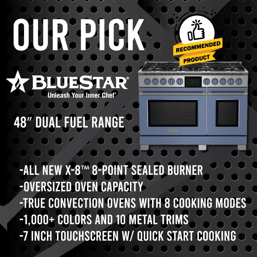 A dual fuel range truly is the best of both worlds! @BlueStarCooking has changed the game with dual fuel and has accolades to back it up. 2023 Best of IBS Award in the Kitchen & Bath category as well as the Good Design® award. Learn More albertlee.biz/search/bluesta…