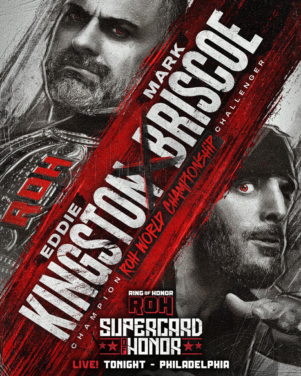 Big night in #Philadelphia and some huge matches at #ROHSupercardOfHonor! Zero Hour is happening now on YouTube and you can catch the big show at WatchROH.com #TrustMe @ringofhonor @AEW