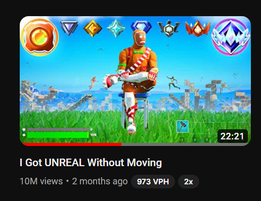 dont get many 10 mil view fortnite vids these days the pain was worth it thank you ❤️