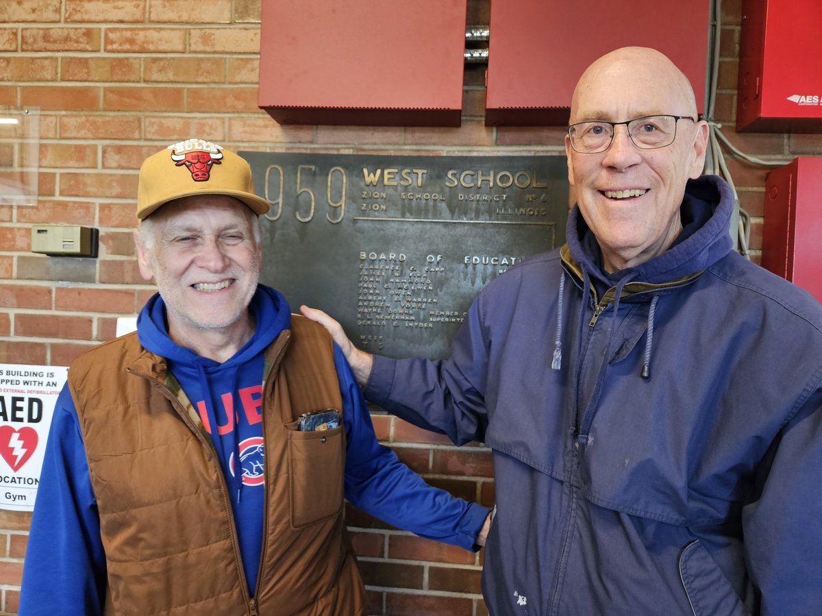 Today, two gentlemen knocked on our door at #WestZD6. They no longer lived in state, but had fond memories of their time at our school. As we gave them a tour of the building, the stories they shared were as crisp as yesterday. What will your students remember? @JedwardsJoseph