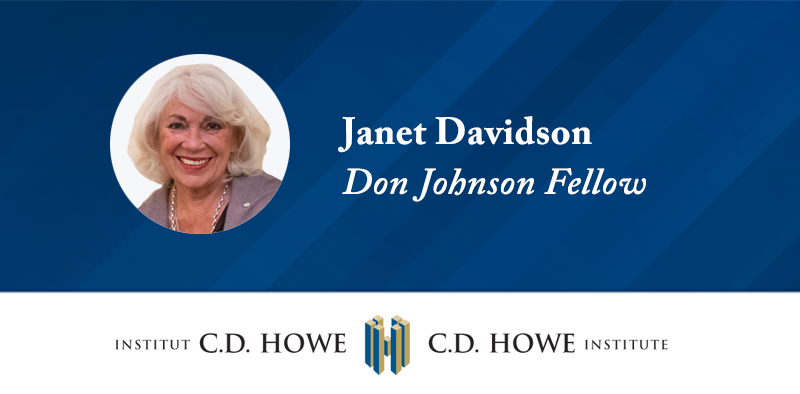 📣 Former Alberta Deputy Minister of Health and Trillium Health Centre CEO Janet Davidson has been re-appointed as @CDHoweInstitute’s Don Johnson Fellow. Learn more about her: cdhowe.org/our-people/jan…