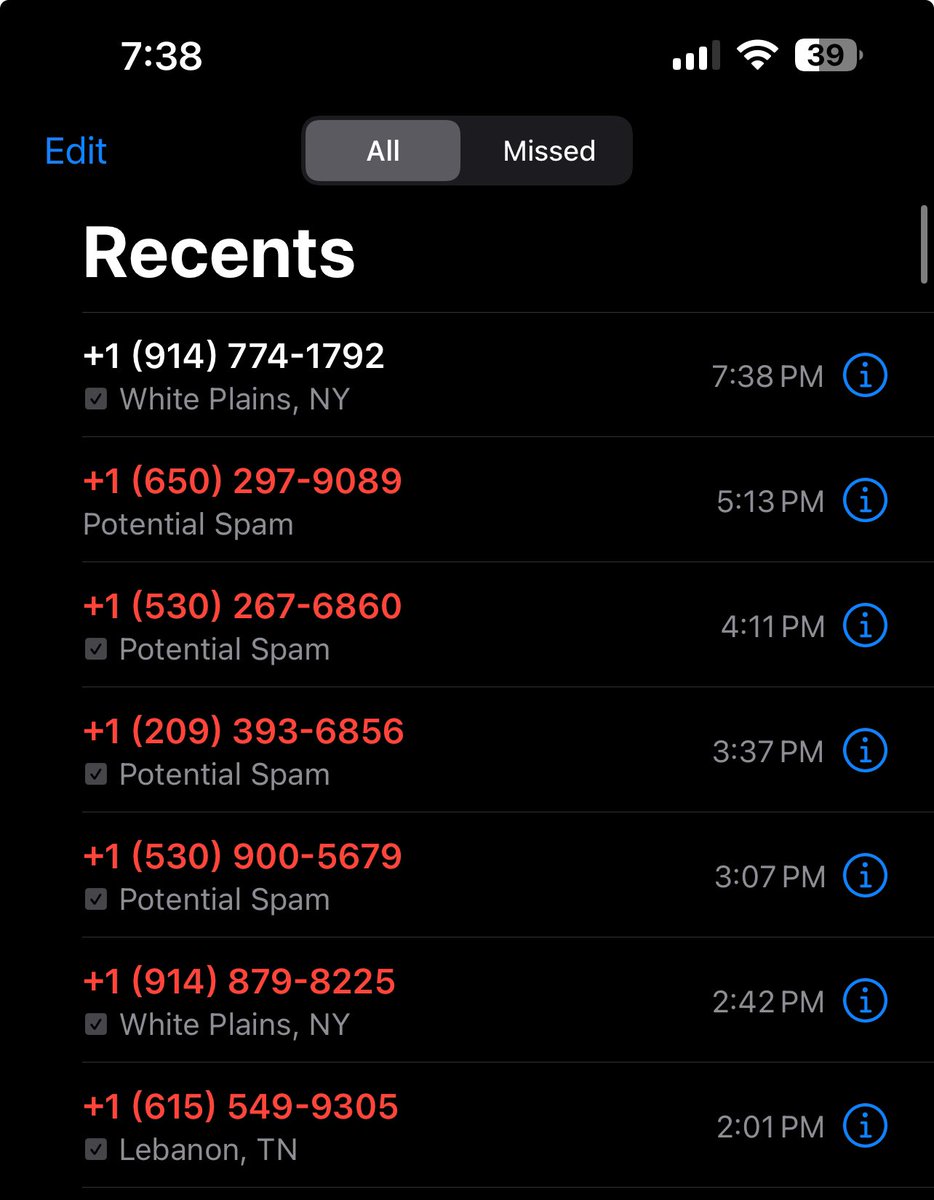 Has anyone else seen an absolute crazy uptick in spam calls? I now default to not answering unknown numbers which sucks.