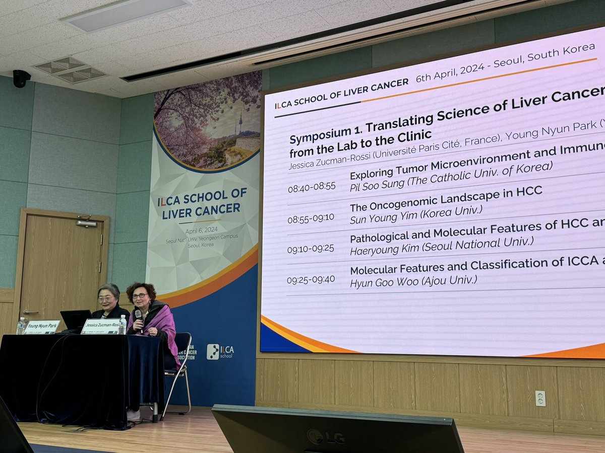 The 2024 @ILCAnews School of #livercancer has just started in Seoul. A full day focused on #livercancer #HCC #CCA @Zucmanrossi #TimMeyer @HUNIMED @HumanitasMilano