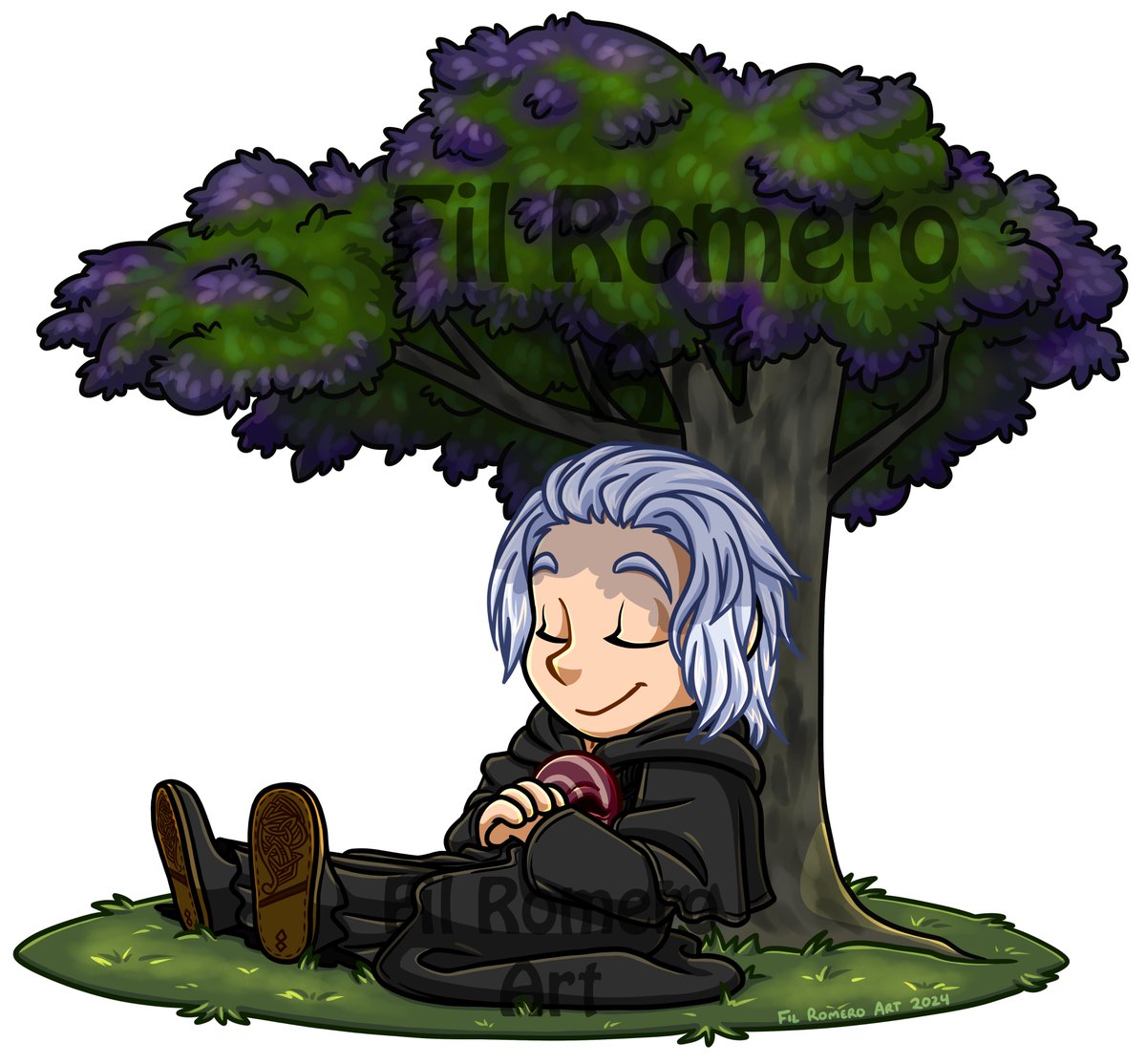 Would anyone be interested in like... stickers... or acrylic charms... or standees? maybe? Of a tree nap #EmetSelch 

#FFXIV #FinalFantasyXIV #FFXIVArt #FinalFantasyXIVOnline