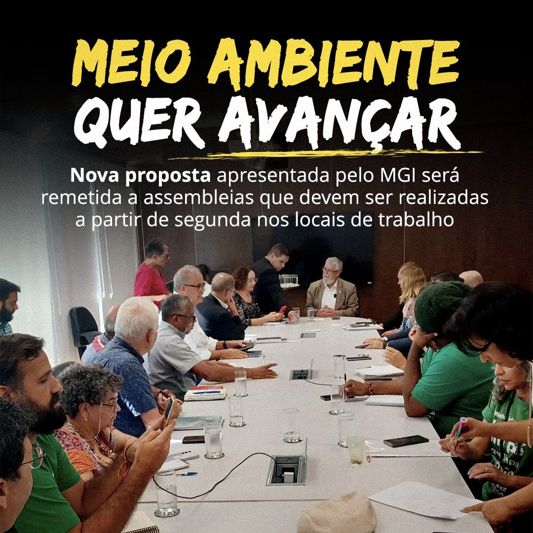 Servidores devem avaliar teor da nova proposta do governo em assembleias por local de trabalho a partir dessa segunda, 8. A íntegra da proposta formalizada em reunião nessa sexta, em Brasília, você confere aqui condsef.org.br/noticias/mgi-a…