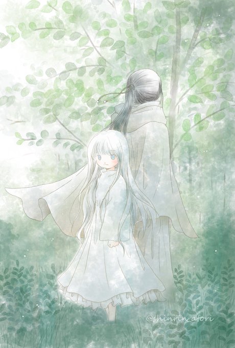「forest white hair」 illustration images(Latest)