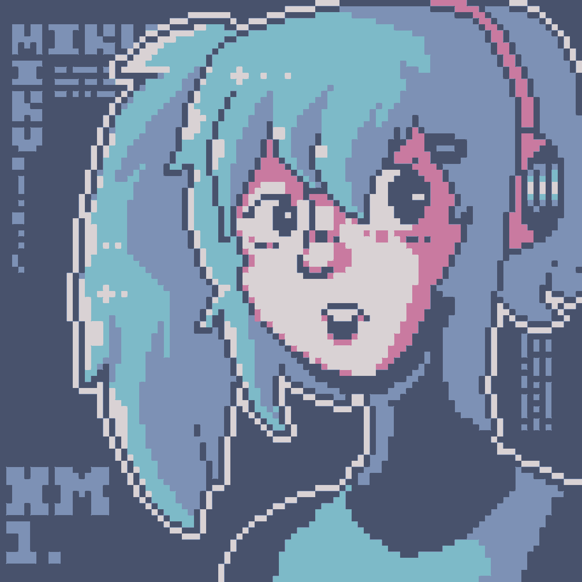 MIKU OC
#HatsuneMiku #pixelart #Miku